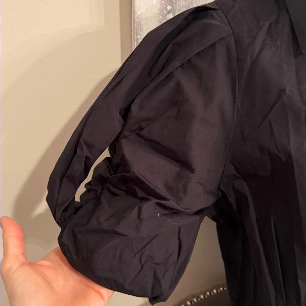 Black Puff Sleeve Dress